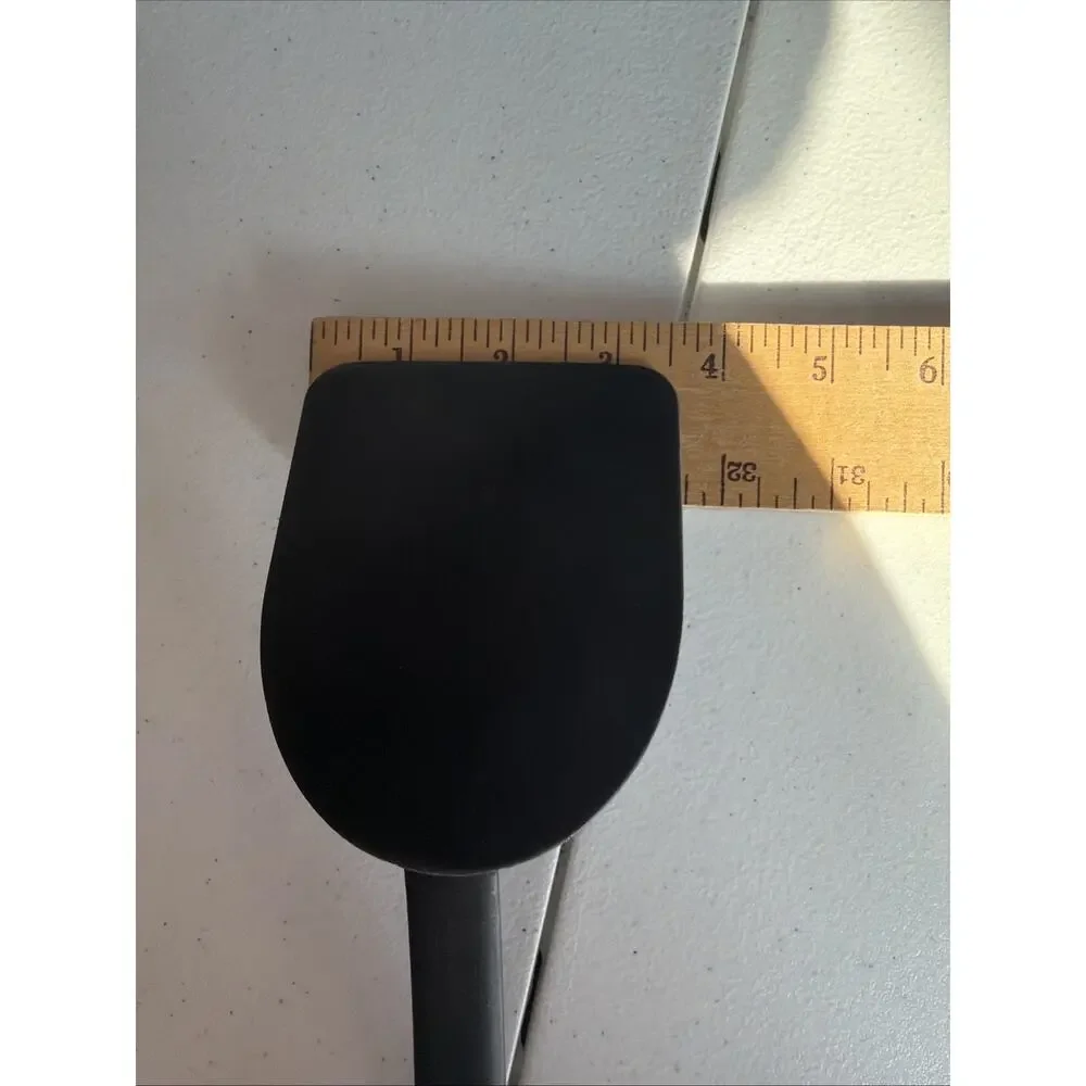 Tupperware Black Nylon Solid Spatula Plastic Lightweight Flipper